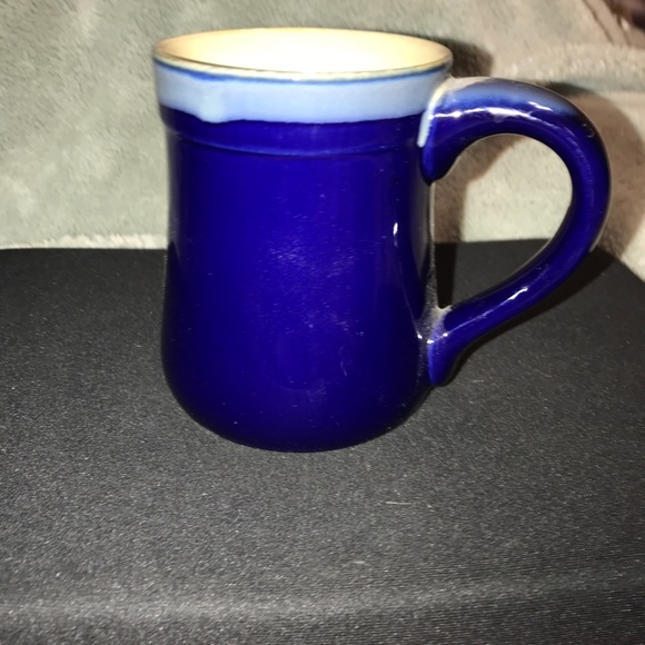 I Love My Wife -Stoneware 18 oz Fishing Coffee Cup Mug, Cobalt Blue. NWOT - Picture 2 of 5